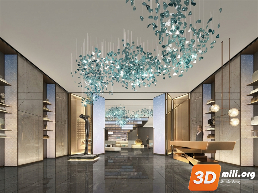 Lobby front desk Skp Files 